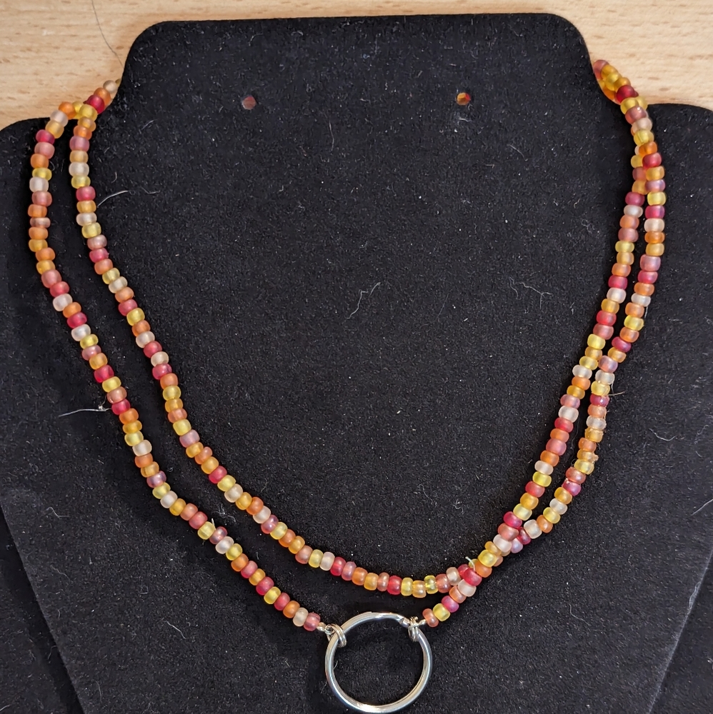 Glass Beaded Lanyard